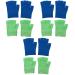 minkissy 6 Pairs Gel Gloves Hand Moisture Gloves Gel Cotton Moisturizing Gloves Fingerless Mittens Lotion Gloves Spa Gloves Cosmetic Moisturizing Gloves Miss Heel Socks Daily Use Knitting