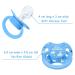Buy LittleForBig Large Shield Pacifier Generation II - Adult Size Little Dreams Pattern - Blue | International Shipping Available - Buy Online on GoSupps.com