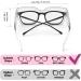 LVIOE Blue Filter Glasses - Over Glasses for Eye Strain Relief | Computer Glasses for All Wearers - Buy Online on GoSupps.com