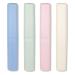 4 Packs Portable Travel Toothbrush Case Breathable Plastic Toothbrush Holder for Home Travel Business Camping School