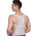 Plus Size Hunchback Posture Corrector Belt Back Brace XS-5XL Adjustable Full Back Support Male Spinal Support Female Shoulder Straightener Neck Clavicle Brace ( Color : Gray Size : 3X-Large ) 3X-Large Gray
