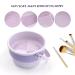 3-in-1 Silicone Make-Up Brush Cleaner & Holder - Clean Store Dry Cosmetic Brushes & Sponges (Purple) | International Shipping - Buy Online on GoSupps.com