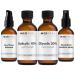 MedPeel Light Strength Chemical Peel Set - with Alpha & Beta Hydroxy Acid Face Peel for all Skin Tones - 10% Salicylic 30ml/1fl oz 30% Glycolic