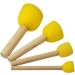 WAFJAMF 40-Piece Round Sponge Brush Set - Yellow Paint Tools for Kids - Buy Online on GoSupps.com