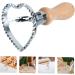 Mikinona Biscuit Mold Biscuits Heart Dumpling Maker Tool Pasta Cookie Stamp Baking Supplies Zinc Alloy Pastry 11x6.2cm As Shown - Buy Online on GoSupps.com