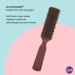 Goody Styler Brush - Finishing and Smoothing - Nylon Bristles - Suitable for All Hair Types - Woodgrain Design - 04391 - Buy Online on GoSupps.com
