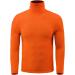 Zengjo Men's Turtleneck Long Sleeve Thermal Base Layer Top - Slim Fit, Orange, Size XL - Buy Online on GoSupps.com
