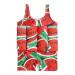 IWEMEK Kids Swimming Float Jacket Swimming Costume for Baby Boys Girls One Piece Bathing Suit Training Bag Buoyancy Aid Swimwear Vest with Adjustable Cotton Stick for Children Red Watermelon 6-12 months