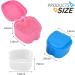 Denture Box Retainer Case Denture Storage Bath Box Denture Holder Box Cleaning Box Lightweight and Portable Cleaning Box with Filter (M Blue) M Blue - Buy Online on GoSupps.com