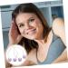 HONMEET 2 Pairs Dimple Trainer Face Trainer Dimple Maker Cheeks Balls Smile Trainer Facial Beauty Tool Facial Exerciser Dimple Clip Face Exerciser Cheeks Clip Purple Alloy 4.30X2.50X0.80CM Purple - Buy Online on GoSupps.com