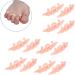 6 Pairs Unisex Toe Separator Bunion Corrector & Spacer Set - White (New Complexion) - Buy Online on GoSupps.com