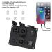 Marine Switch Panel 6 Gang Waterproof LED Voltmeter USB Kit for Boat Car & RV - Enhance Your Yacht Experience - Buy Online on GoSupps.com
