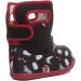 BOGS Baby Wellington Boots Plum Flower Stripe 71565 | UK Child Size 3-8 | Farm Black Multi - Buy Online on GoSupps.com