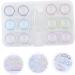 Homsfou Contact Lens Organizer Set - Travel-Friendly Colored Lens Storage Case | Durable Plastic Container for Glasses - Buy Online on GoSupps.com