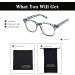 Shop LJCZKA Blue Light Blocking Glasses - Retro Square Frame for Men & Women | Anti Eyestrain Eyeglasses for Computer & Gaming - Buy Online on GoSupps.com