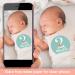 Floral Baby Monthly Milestone Stickers for Newborn Girl | Set of 24 Baby Girl Month Stickers - Buy Online on GoSupps.com
