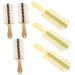 6 pi ces Peigne Anti-poux Double Face avec Dents Larges et Fines Peigne Pellicules avec Manche pour Gar on Fille Adultes Chats et Chiens Vert et Noir