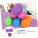 Homsfou 6-Piece Yoga Ball & Fitness Ball Set - TPR Massage Device for Rehabilitation & Relaxation - 12.1x6.1CM - Violet Color - Buy Online on GoSupps.com