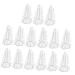 Yardwe 15 Pcs Vegetable Shaping Mold Cucumber Molds for Garden Vegetable Growing Molds Fruit Growing Mold Star Shaped Cucumber Watermelon Growing Mold Fruit Shaper Planter Pizza Flowerpot 20x6.5cmx5pcs Transparentx5pcs