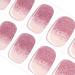 DANNI & TONI 28 Stickers Semi Cured Nail Wraps Soft Self-Adhesive Gel Nail Stickers Salon-Quality Gel Nail Polish Strips Manicure Stickers Set (Canvas of Sparkles)
