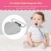 Zerodis 10-Pack Metal Heart Shape Pacifier Holder Clips | Cute DIY Pearl Accessories for Babies - Buy Online on GoSupps.com
