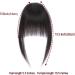 Bangs Hair Clip Bangs with Temples Real Human Hair Light Fringe Bangs Natural Clip Hair Piece for Women Girls Natural Bangs Clip in Hair(Color:#1B) - Buy Online on GoSupps.com