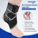 Newgo Adjustable Ankle Bandage - Stabilizing Ankle Support for Men & Women | Black Foot Tape for All-Day Comfort - Buy Online on GoSupps.com