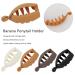 Hapdoo 4Pcs Small Hair Claw Clips for High Ponytail - Strong Hold Matte Banana Clips for Fine Hair - Mini Hair Jaw Clips Styling Accessories - Buy Online on GoSupps.com