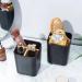 Bamboo Toothbrush Holder - Black Bathroom Organizer - Buy Online on GoSupps.com
