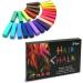 Hair Chalk 24-Color Set Non-Toxic Temporary Hair Dye Pastels for Women Girls Kids Teens and Adults - Easy to Apply Washable Vibrant and Safe Hair Coloring Solution H&Q