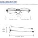 MMOWW Foldable Reading Glasses for Men & Women - Telescopic Pole Mini Anti Blue Light Glasses (+3.0 Gray) - Buy Online on GoSupps.com