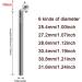 Thinvik Silver Bike Seat Post Adjustable 350mm Aluminum Alloy Seatpost for Road & Mountain Bike - 27.2mm - Buy Online on GoSupps.com