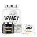 Superset Nutrition | Confirmed Dry Muscle Gain Program - 100% Whey Protein Advanced 2kg Creamy Vanilla - No Pump Xtreme - Créa Max