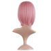 Buy MapofBeauty Blush Pink Short Straight Hair BOB Wig - 12/30cm Natural Look for Women | International Shipping Available - Buy Online on GoSupps.com