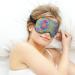Neon Rainbow Tie Dye Sleep Mask for Women | Adjustable Comfortable Eye Shades with Elastic Strap - International Shipping Available - Buy Online on GoSupps.com