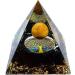YCYINGCHENG Tiger Eye Ball Tree of Life Crystal Pyramid 6CM - Reiki Chakra Energy Tower for Home Office - Feng Shui Blessing Ornaments - Buy Online on GoSupps.com