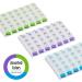 EZY DOSE Weekly 4 Times a Day Push Button Pill Organizer - Removable Daily Pillboxes - Assorted Colors - Large Size - Patented Design - Clear - Pack of 1 - Buy Online on GoSupps.com