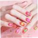 Housoutil 10000 Pcs Fruit Slices Polymer Clay Beads Nail Slice Decorations Glitter Ornaments Flatback Buttons Fruit Decor Nail Art Charms Flower Nail Slices So Crystal Epoxy 3D Sticker 0.5x0.5cmx2pcs As Shownx2pcs - Buy Online on GoSupps.com