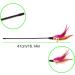 Besimple Set of 6 Feather Wands for Cats - Variable Colour - Coloured Feathers - for Cats and Kittens - Buy Online on GoSupps.com