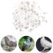 100 pcs Stuff Poultry Hen Baby Leg Xxcm White Pigeons Supplies Meat Feet Cockatiel Identification 1.3X1.3CM White - Buy Online on GoSupps.com