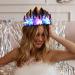 GORTIN LED Light Up Glowing Crown Headband - Luminous Tiara for Nightclub Party Cosplay - Women and Girls Hair Accessory - Buy Online on GoSupps.com