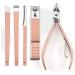 Professional 18-in-1 Stainless Steel Manicure Set for Nail Care & Grooming - Includes Ingrown Toenail Clipper, Pedicure Kit, Toe Nail Cutter, Thick Nail Scissors, and Cuticle Trimmer - Buy Online on GoSupps.com