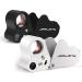 JARLINK 2 Pack 30X 60X Illuminated Jewelers Eye Loupe Magnifier, Foldable Jewelry Magnifiers with Bright LED Light for Gems, Jewelry, Coins, Stamps, etc (White & Black) White,black