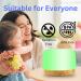 AZULON Essential Oil Diffuser 300ML Ultrasonic Aromatherapy Air Diffuser Humidifier with Remote Adjustable Mist Mode Waterless Auto Off & 7 LED Lights for Home (Wood Grain) - Buy Online on GoSupps.com