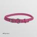Collardirect Handmade Round Leather Dog Collar - Softly Padded & Rolled - Real Leather for Dogs Puppies & Cats - Adjustable 35-40 cm - Available in Black Pink Red Purple Blue - Buy Online on GoSupps.com