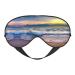 Serene Seaside Sunset Print Unisex Sleep Mask Double-Sided Eye Mask Ideal for Sound Sleep and Skin Care