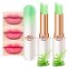 evpct 2Pcs Aloe Vera Tinted Lip Balms PH Lip Color Changing Lipstick Balm Stain Gift Set Queen for Women Girls Korean Mood Long Lasting Color Change Light Pink Lipstick Lip Tint Plumper Gloss 2 Count (Pack of 1) 2Pc Aloe...