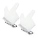 ORFOFE 1 Pair Anti-Eating Gloves Baby Mitts Stop Thumb Sucking Kit Baby Thumb Protector Stop Sucking Finger Gloves Thumb White Child Nylon Orthotics Baby Stop Thumb Sucking Kit White 13x7.5cm
