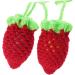 Alipis 2pcs Fruit Drawstring Vegetable Bags Strawberry Woolen Bag Egg Bag Shopping Hanging Net One Shoulder - Buy Online on GoSupps.com