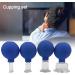 Perfect Flower Cupping Glasses Set 4 High-Quality Silicone Suction Cups for Body Cupping Therapy - Buy Online on GoSupps.com
